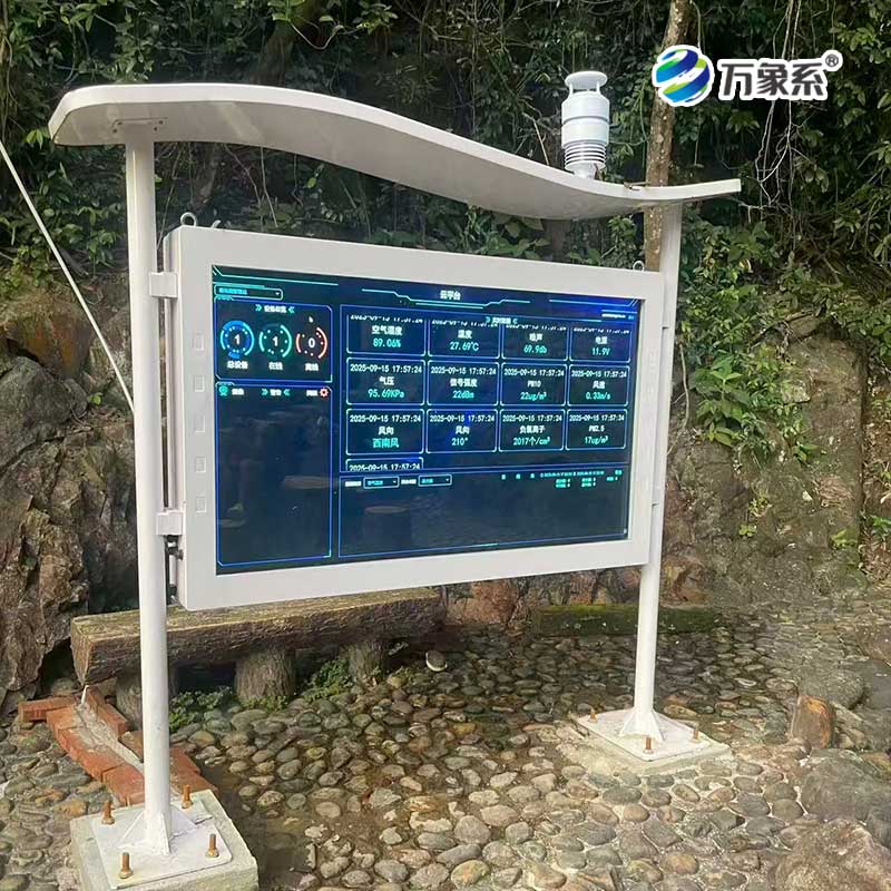 ???全彩屏里的生態密碼：國產全自動負氧離子在線監測系統