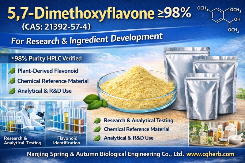5,7-Dimethoxyflavone ≥98% (CAS 21392-57-4) for Research & Ingredient Development